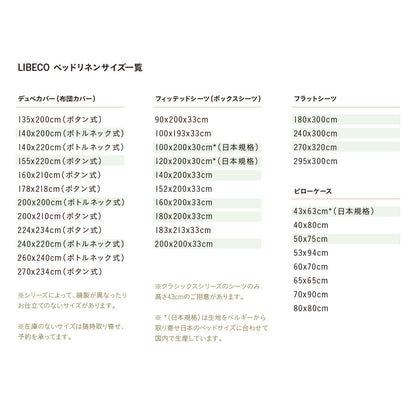 LIBECO デュベカバー　マディソン