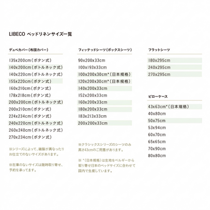 LIBECO ピローケース　セーラム