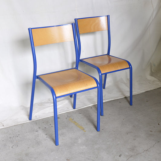 フレンチMULLCAチェア（ブルー）