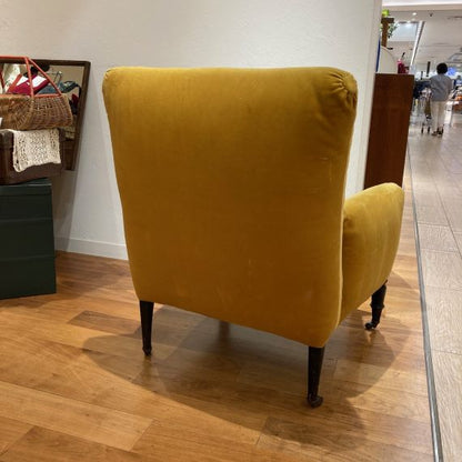 フレンチマスタードシングルソファ