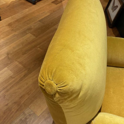 フレンチマスタードシングルソファ