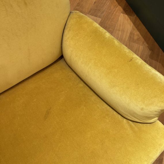 フレンチマスタードシングルソファ