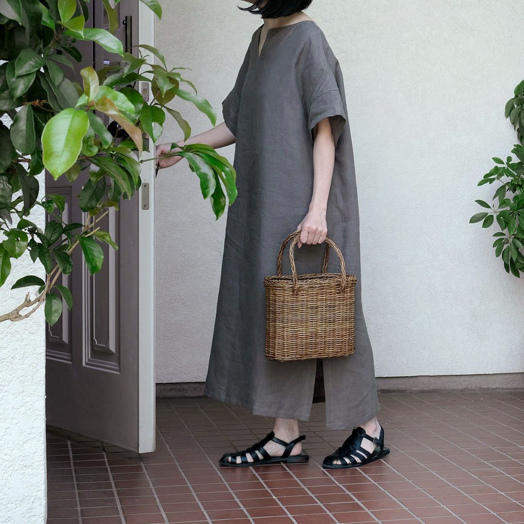 ハーフスリーブ　カフタン