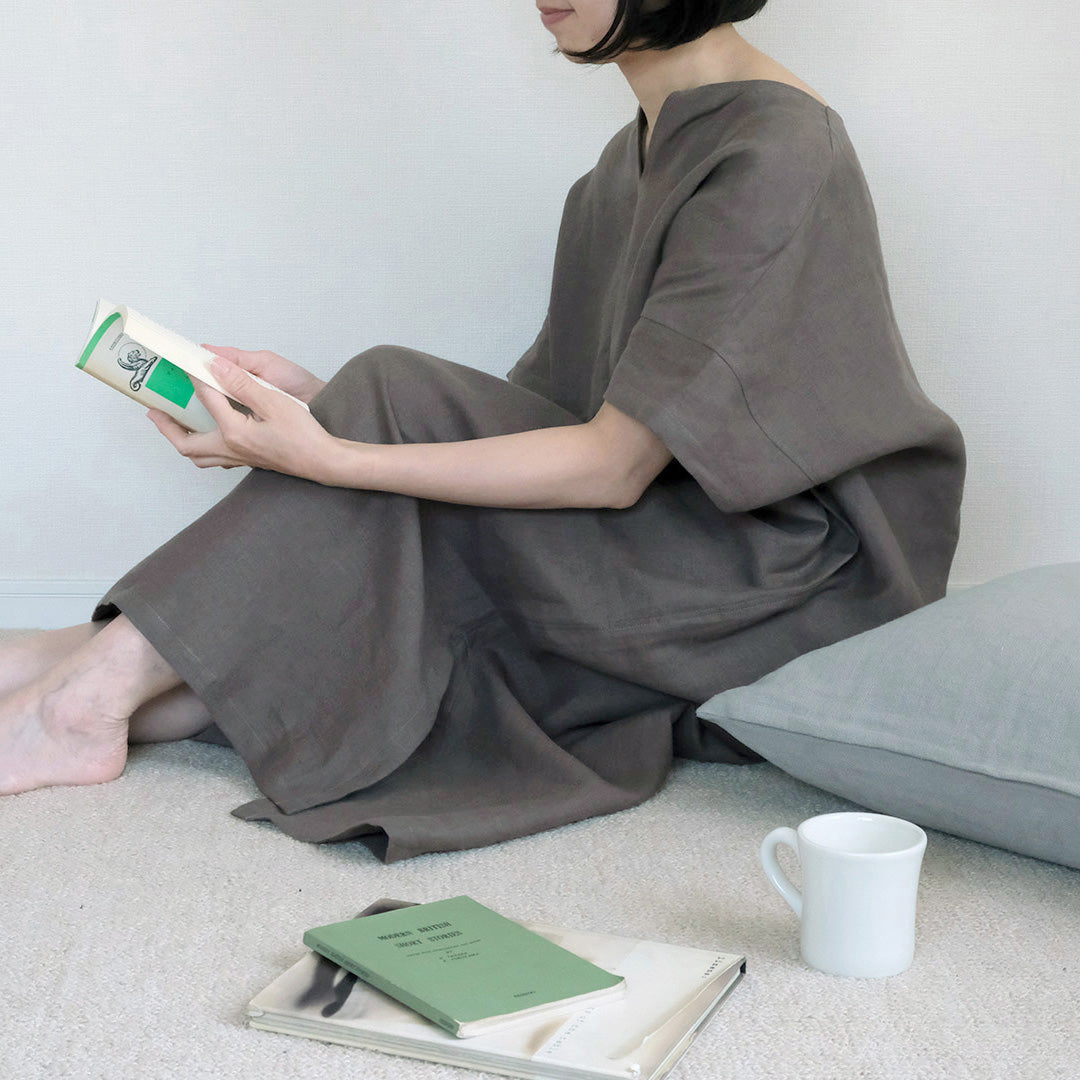ハーフスリーブ　カフタン