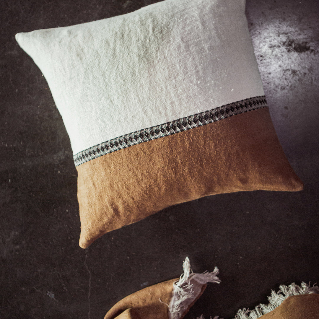 LIBECO クッションカバー　エティエンヌ