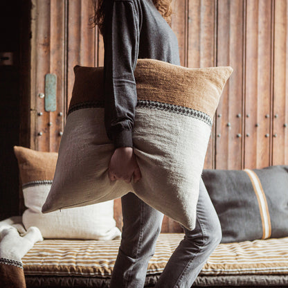 LIBECO クッションカバー　エティエンヌ