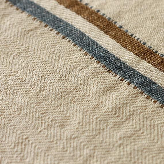 LIBECO クッションカバー　オーバーン