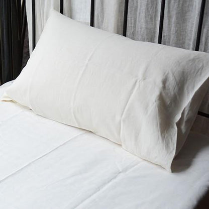 LIBECO フラットシーツ　オーガニックリネン ヘリテージ