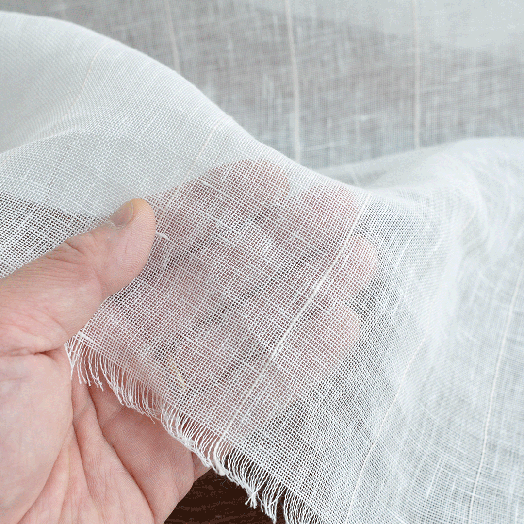 ハイランド ストライプ／レース地